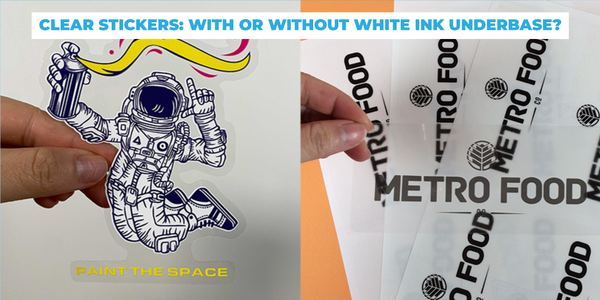 Why Clear Stickers Need White Ink