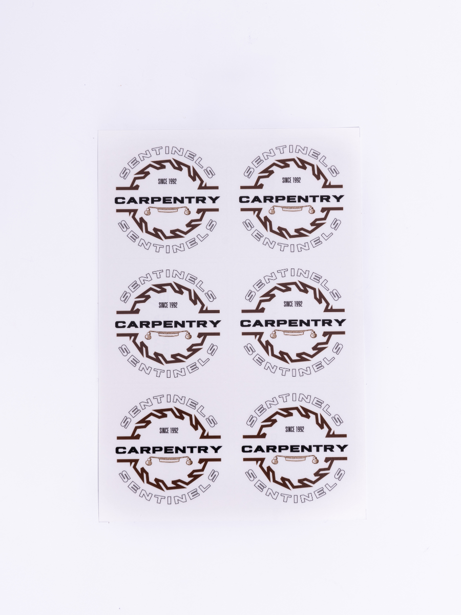 Square Sheet Labels - Clear