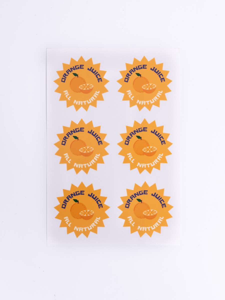 Die Cut Sticker Sheets - Clear