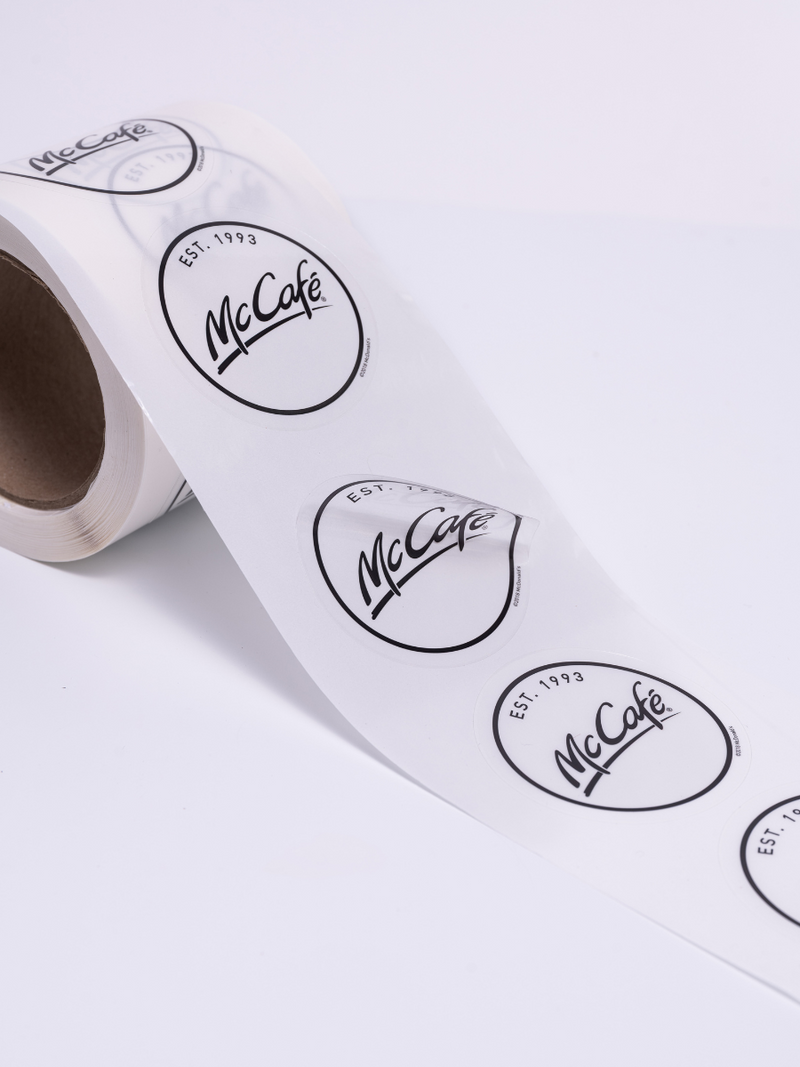 Circle Roll Labels - Clear