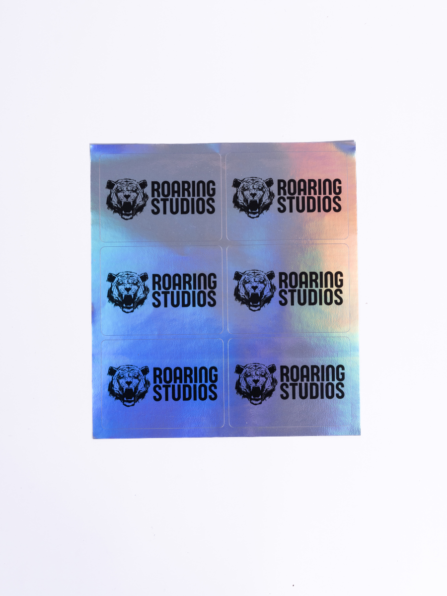Rectangle Sheet Labels - Holographic