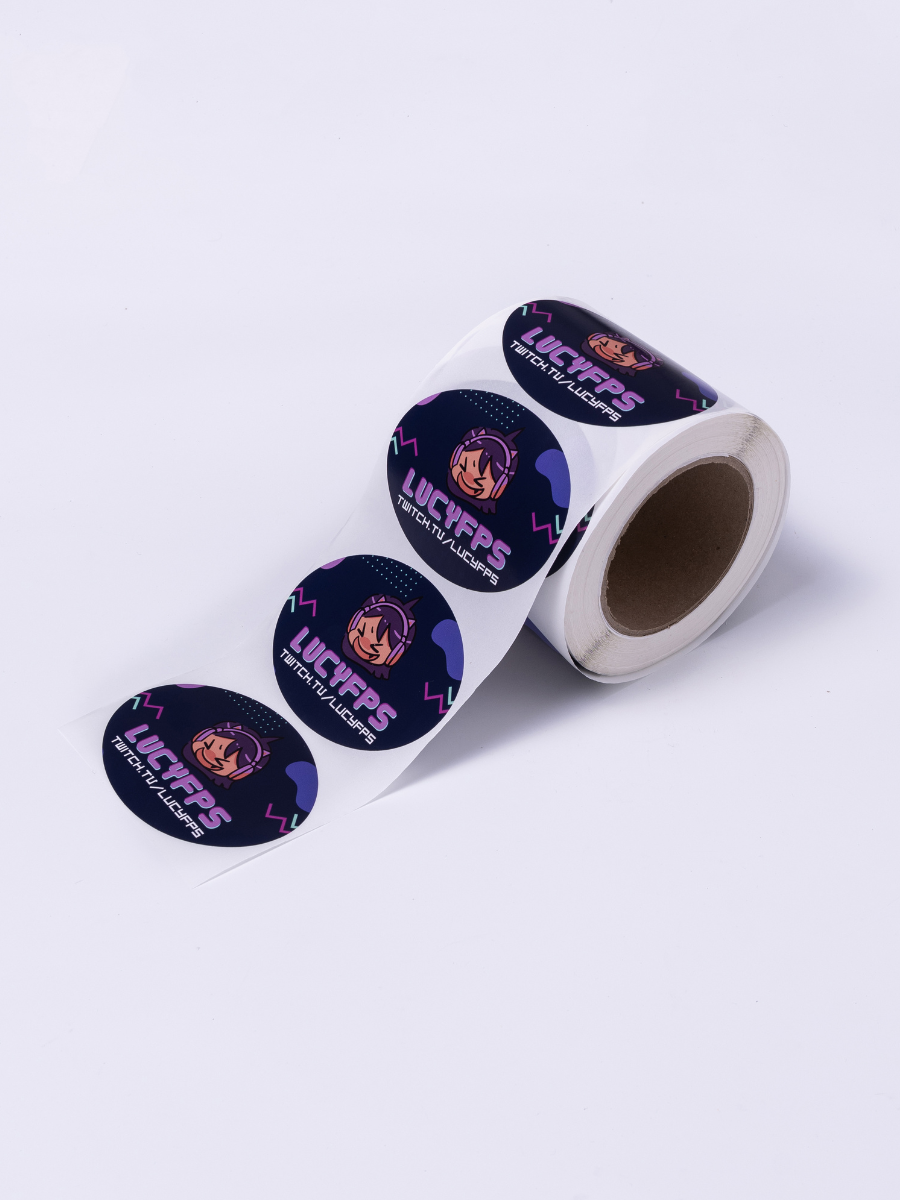 Oval Roll Labels