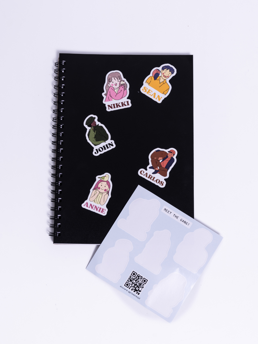 Custom Sticker Sheets (Clear + White Ink)