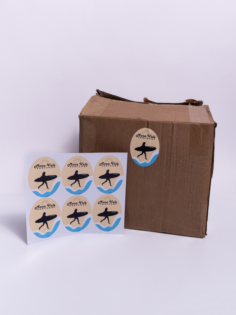 Oval Sheet Labels - High Tack
