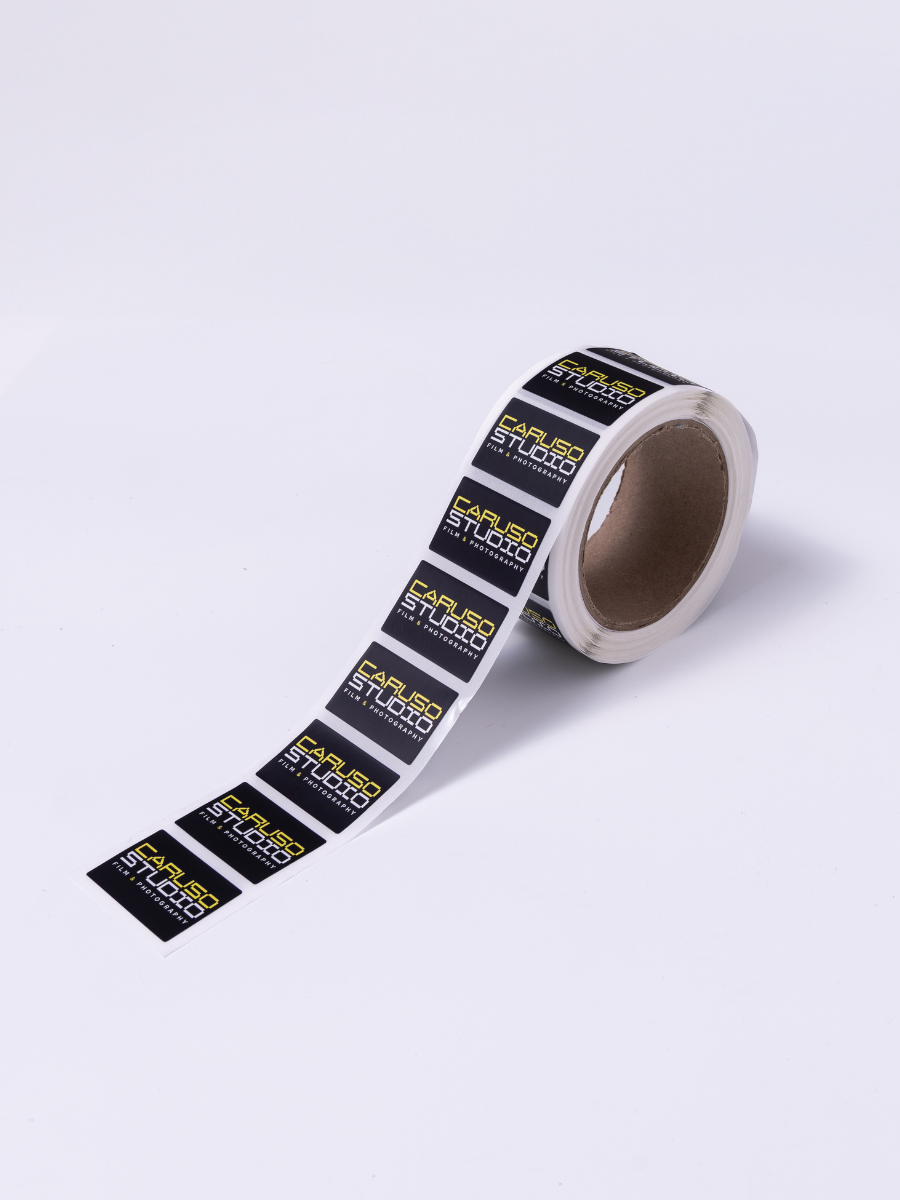 Rectangle Roll Labels - Laminated Synthetic