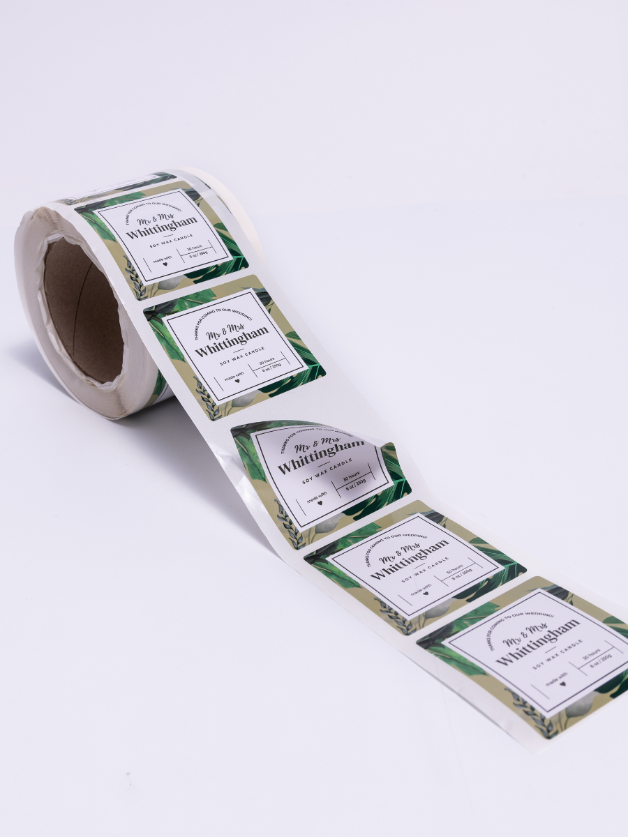 Square Roll Labels