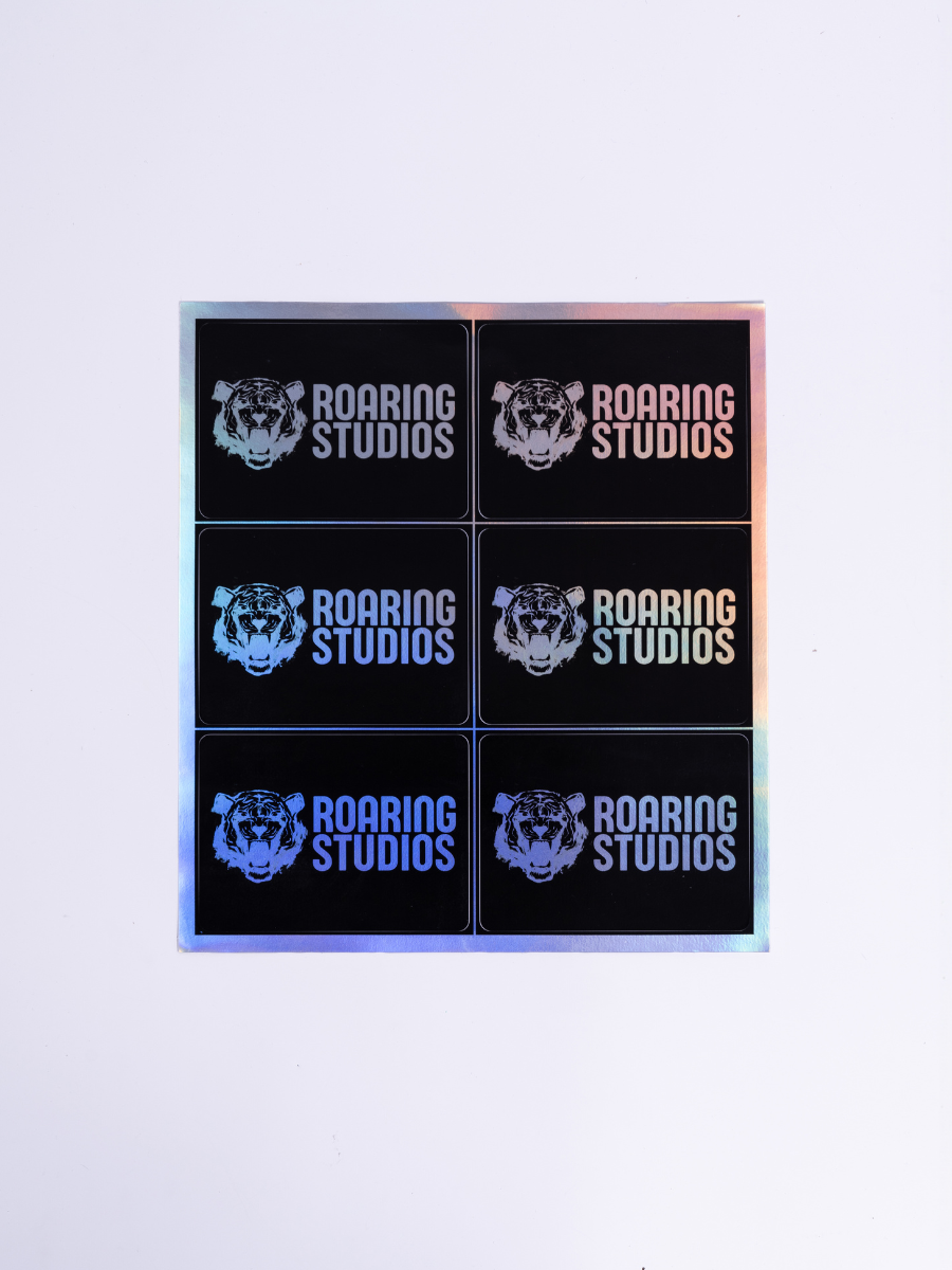 Rectangle Sheet Labels - Holographic