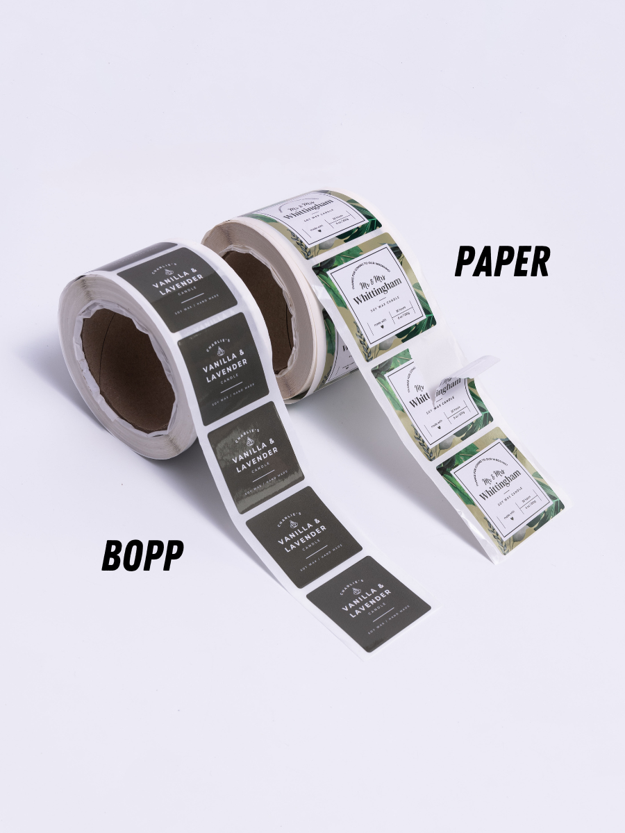 Circle Roll Labels - Laminated Synthetic