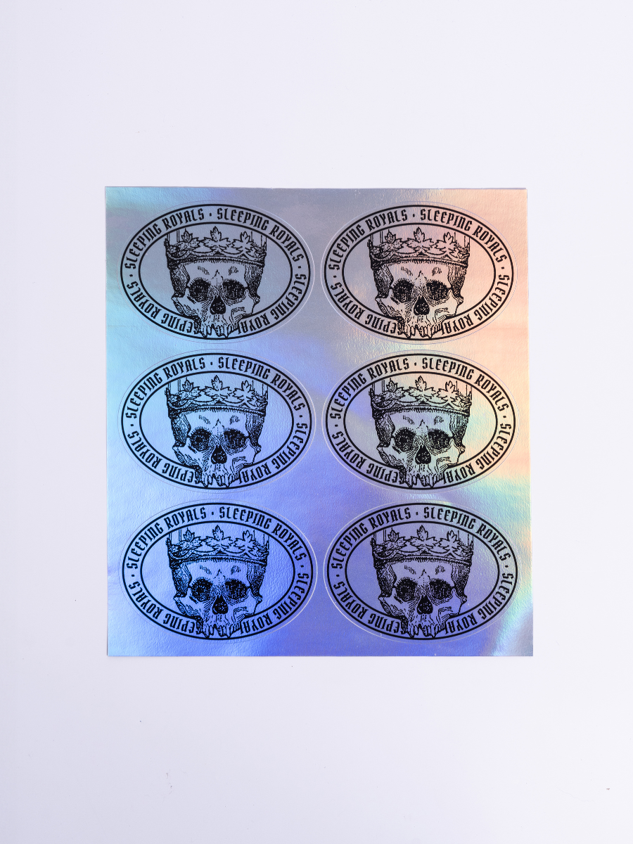 Oval Sheet Labels - Holographic
